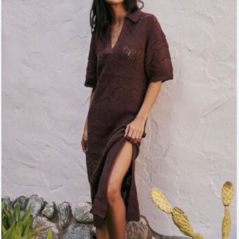 COPY - Free People Islamorada Fauxchet Sweater Dress